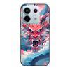 Cartoon Dragon Case for Xiaomi Redmi 10 10C 9C 9A 9i 9 Prime 9T 12 12C 10A K40 Pro Black Soft TPU Mobile Phone Bag Cover