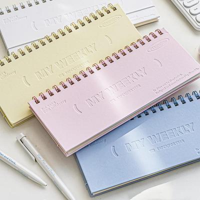 One Year Weekly Plan Book Bungle Cord Hard Cover 54 Weeks Table Checklist Diary Memo To Do List Schedule School Gift