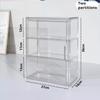 1/2/3 Layers Storage Box Transparent Acrylic Display Boxes Doll Organizer Desktop Dustproof Cabinet Home Storage For Toys