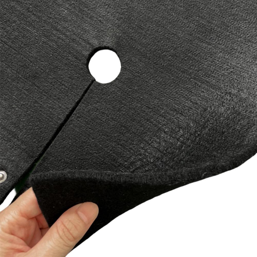 Black Color Welding Blanket 5mm Thick Heat Shield Mat Durable Fireproof Welding Mat Plumbing Work