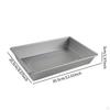 Pizza Pan Baking Sheet Oven Supplies High Temperature Resistant Homemade Restaurant Nonstick