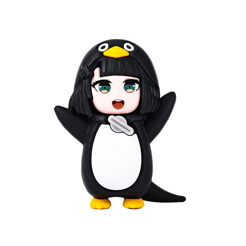 

Gugu Gaga Little Penguin Administrator Figure [S+ Top Version] - Arknights Endfield Model Ornament 7cm Little Penguin