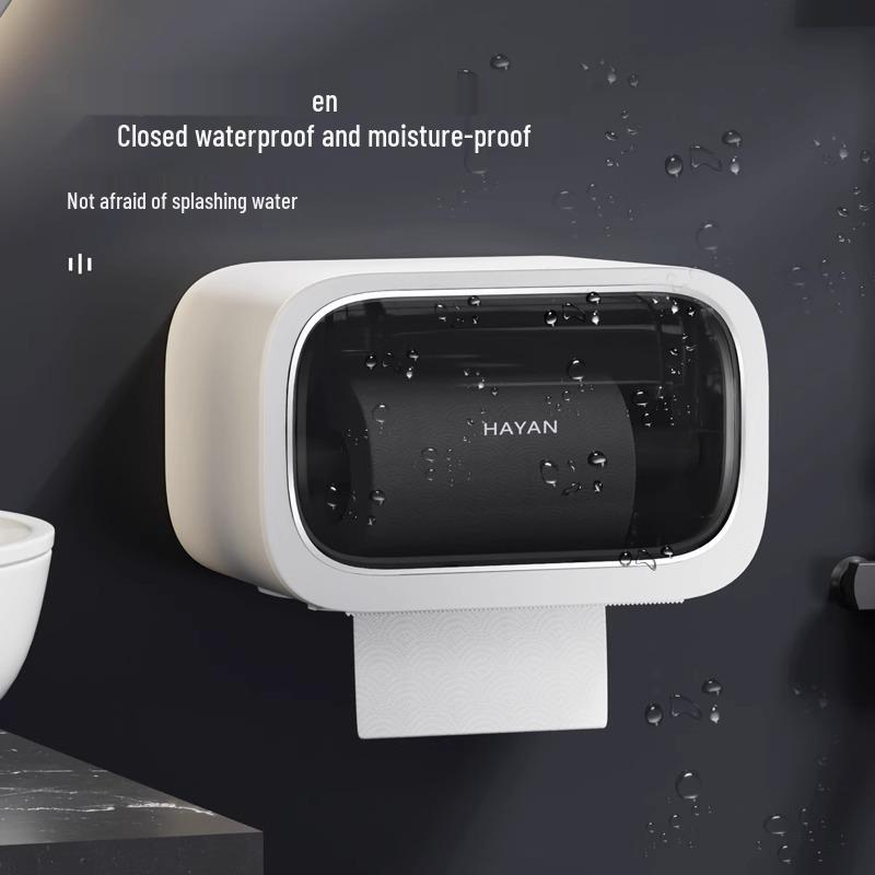 Wall-Mounted Tissue Paper Holder for Bathroom