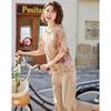 Pastel New Chinese Style Summer Two-Piece Outfit for Middle-Aged Women