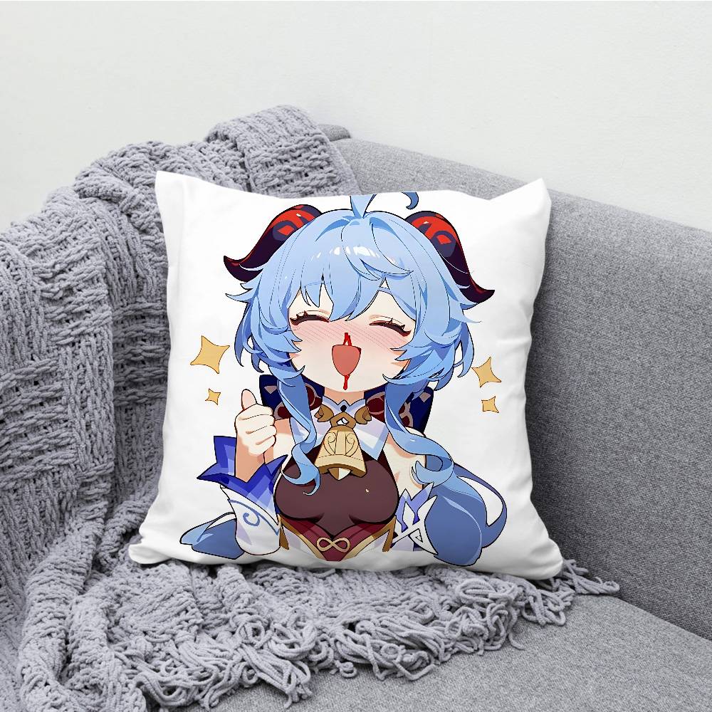 Ganyu Pillow Case For Sofa Decor Car Office Room Printing Cushion Cover Decorations and Protector