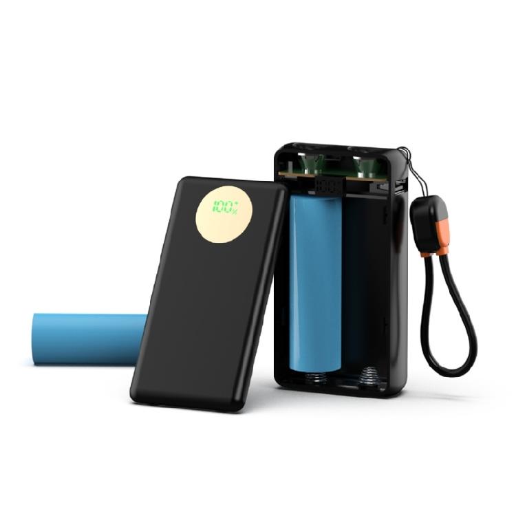 Fast Charge Power Banks DIY Kit 2x21700 Battery Case Shell Not Require Welding Double LED Digital Display Battery Case