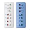 7 Day Memory Aid Compact Daily Medication Tracker for Fridge Work NightStand white