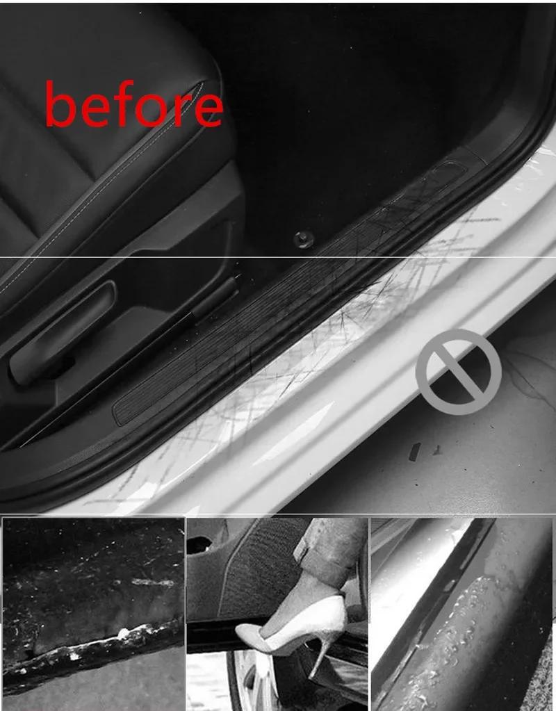 Useful Things for Home Car Door Sill Side Mirror DIY Car Protective Film Anti-scratch Tape  Carbon Fiber Adhesives Sealers
