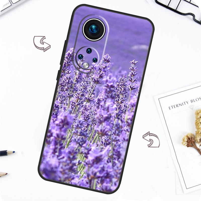 Lila Blumen Lavendel Hülle Für Honor Magic 5 6 7 Lite Honor 200 Pro X8b X9a X8a X8 X9 X9c X9b 50 70 90 Lite Abdeckung