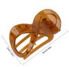 6pack Large Tortoiseshell Hair Clip Elegant Women Hair Clip Durability Hairpin Professional Hair Accessories