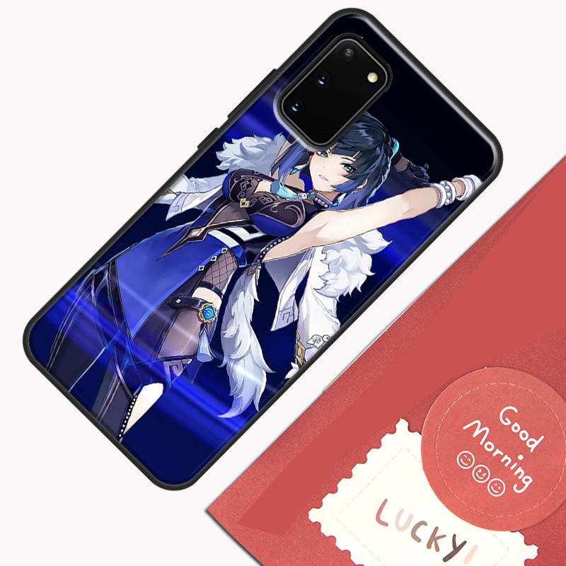 Yelan Genshin Impact Phone Case For Samsung Galaxy S24 S26 Ultra S20 S21 S22 S23 S25 Plus S10 S25 FE Cover Shell