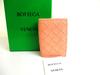 Authentic Light Pink Leather Trifold Wallet Compact Wallet #b116  Open Box