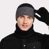 Knitted Hat With Embroidered Letters For Winter Outdoor Cycling And Cold Weather Comfort