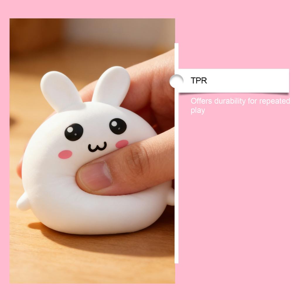 A Small Bunny Stress-relieving Toy, A Perfect Gift For A Friend.