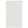 Nightstands 2 pcs White 34.5 x 39 x 62 cm Steel