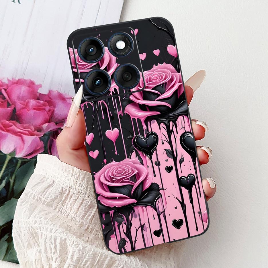 Etui do Motorola Edge 60 Pro Luksusowe Pokrowiec Malowany Motylem Miękki Pokrowiec TPU na Telefon Dla Motorola Edge 60 Fusion Egde60 Pro 60S Torby