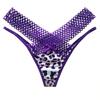 Women's Interwoven Hollow See-through Low Waist Thin Strap Tempting Sexy Panties Thong