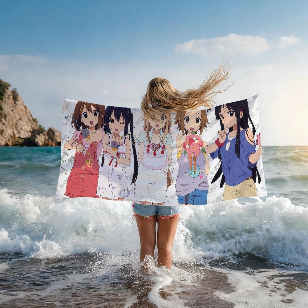 Anime Girl K-ON Beach Towel For Beaches Yoga Studios Gyms Hot Springs Swimming Pools And Picnics