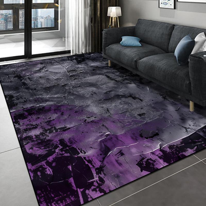 Modern Abstract Carpet for Living Room Decor Large Area Rug Sofa Coffee Table Side Floor Mat Anti-slip Washable Bedroom Door Mat