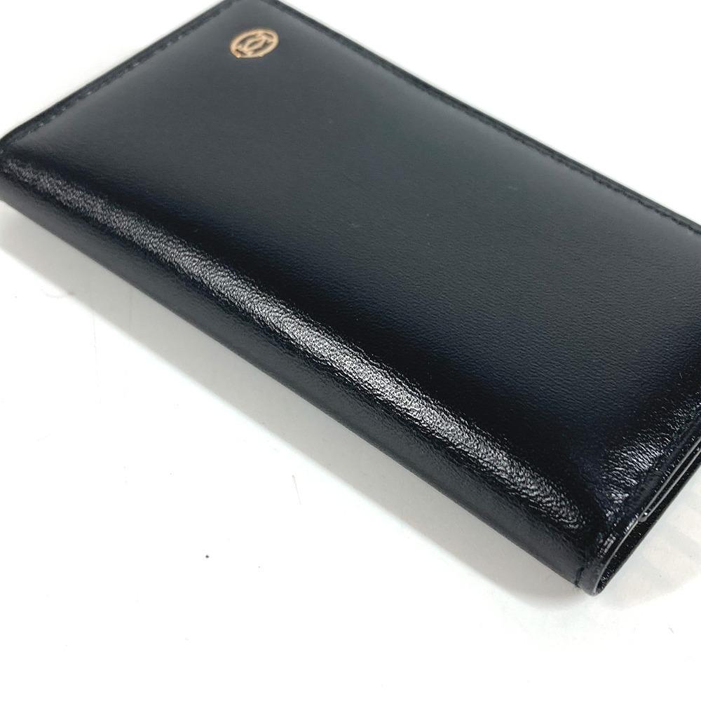 Cartier Pasha Logo 6-Ring 6P Key Key Case Leather Black