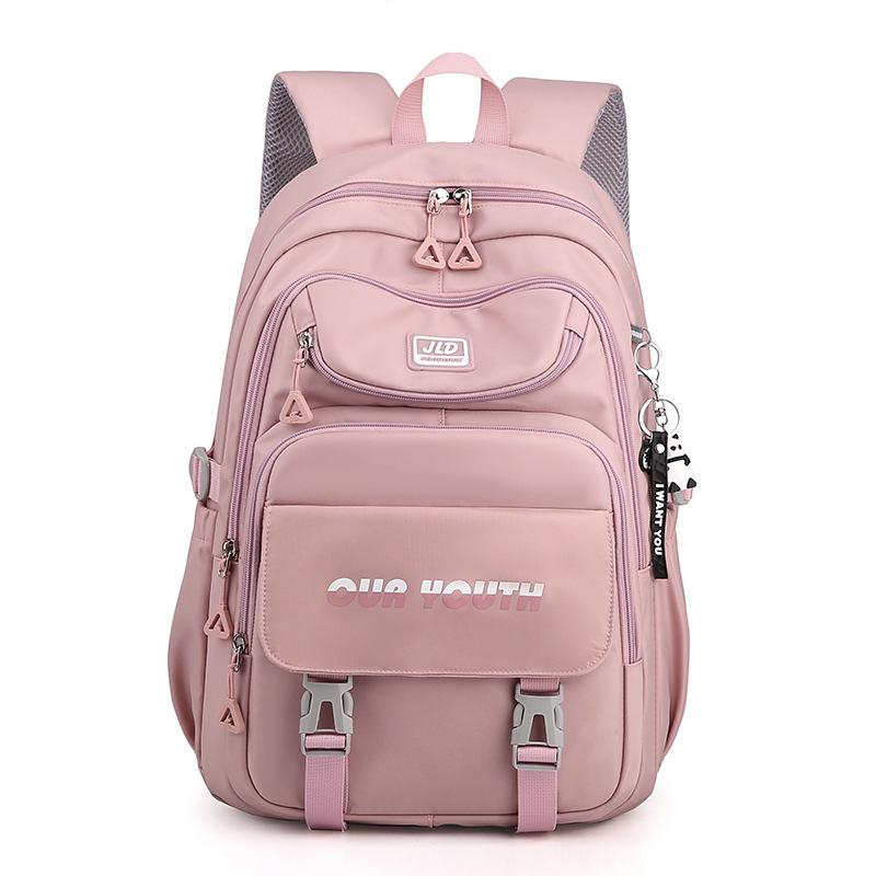New Style Simple Backpack for Junior High School Students Lightweight Backpack for Boys