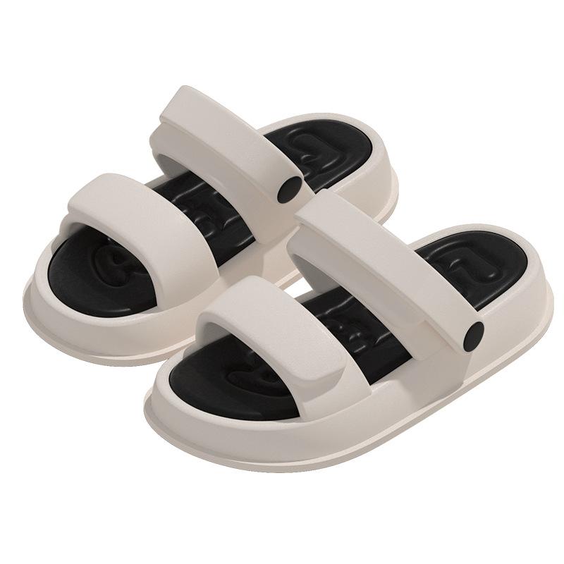 Модная обувь женская 2024 тренд модные летние шлепанцы толстая подошва EVA тапочки — фото 7