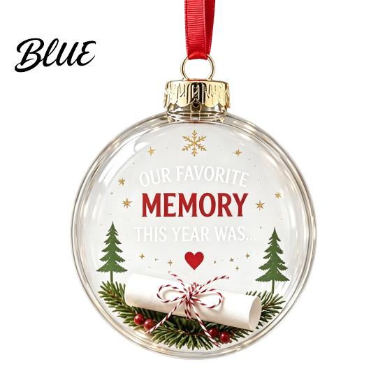 Reusable Clear Ball Acrylic Fillable Christmas Ball DIY Transparent Ornament for Xmas Decorative Ornaments Tree Hanging Holiday Wedding,