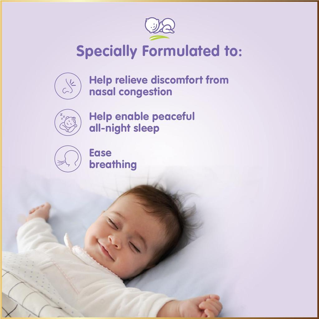 Himalaya Soothing Baby Rub 50ml Natural Oil Blend for Easy Breathing & Calm Sleep