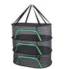 Hanging Drying Mesh with Zipper Breathable Polyester Foldable Hanging Mesh Drying Rack for Fish Vegetable Fruits Petal