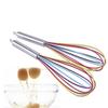 Stainless Steel Silicone Egg Beater Whisk, 10/12 Inch Baking Gadget