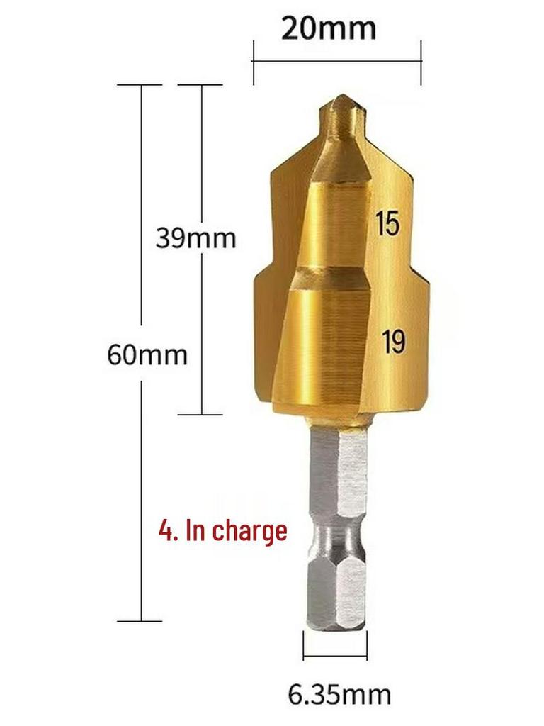 Upgraded Three-Blade PPR Outlet Drill Bit for Plumbing and Electrical Pipe Installation