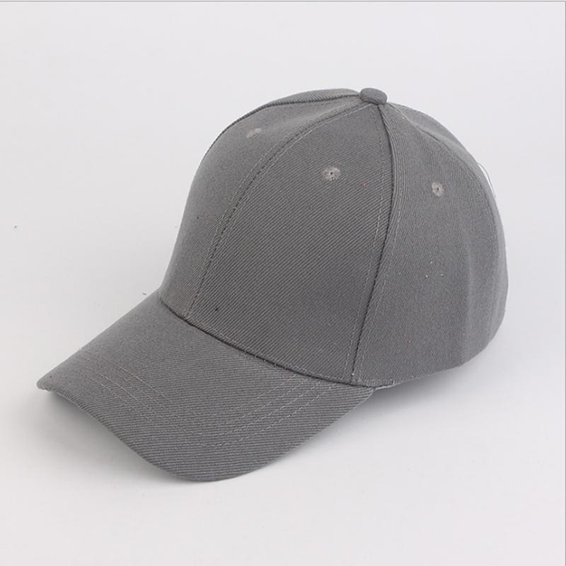 Verstellbare einfarbige Schattierung Hip Hop Unisex Baseballkappe Sonnenschutz Frühling Sommer Outdoor Herren Papa Hut Snapback