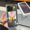 Clear Square Back Tube Case Protection For iPhone 13 12 14 Pro Max 11 16 ProMax 15 Plus Anti-Oxygen,Snoopy from Comics Pattern Casing