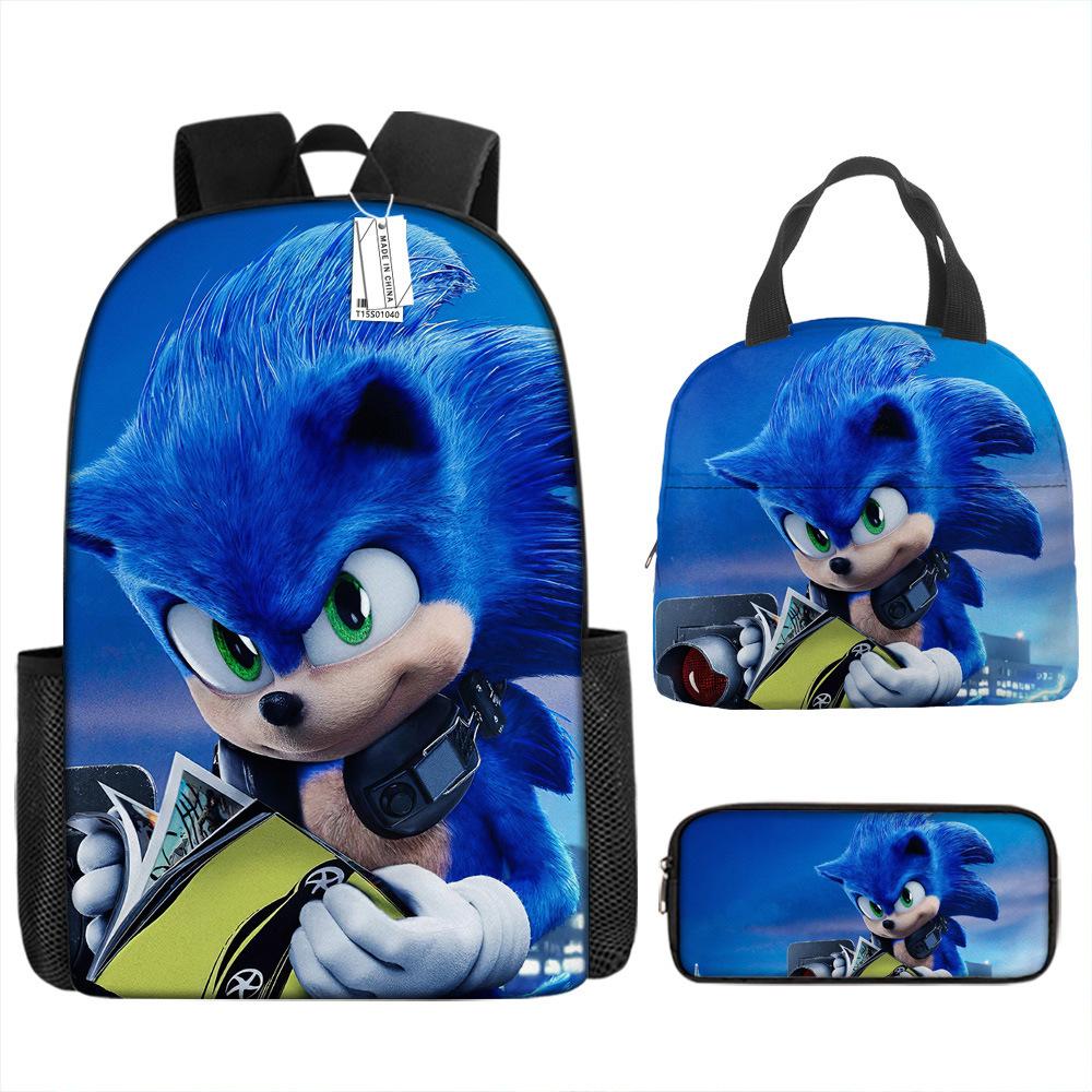 Backpack Trend Backpack Anime Large Capacity Elementary School Bag Lunch Bag