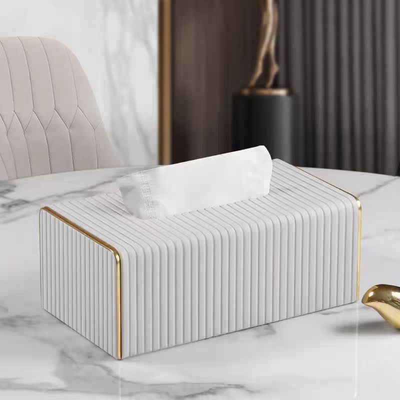 Decorative Tissue Boxhigh Appearance Level Light Luxury Leather Tissue Box Used In Els Living Rooms Office Princess Room