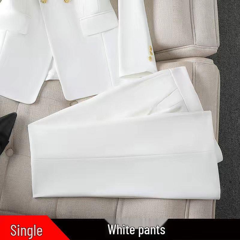 Zihong Women's White High-End Formal Suit Set - Goddess Style 8017