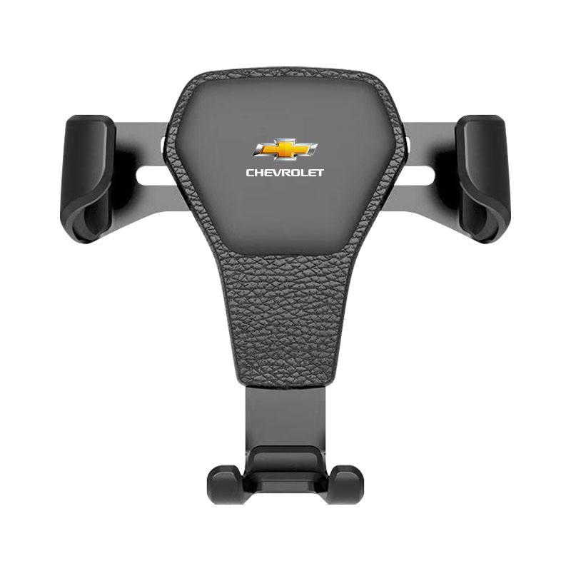 Gravity Car Badge Phone Holder Bracket Air Clip Mount Stand Accessories For Chevrolet Cruze Malibu Sail Spark Captiva Equinox Trax Tracker AVEO Lova