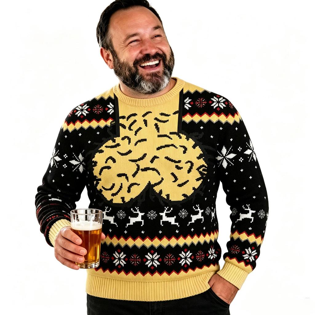 Unisex Funny Christmas Long Sleeve Shirt for Holiday Party Wear and Casual Everyday Outfits