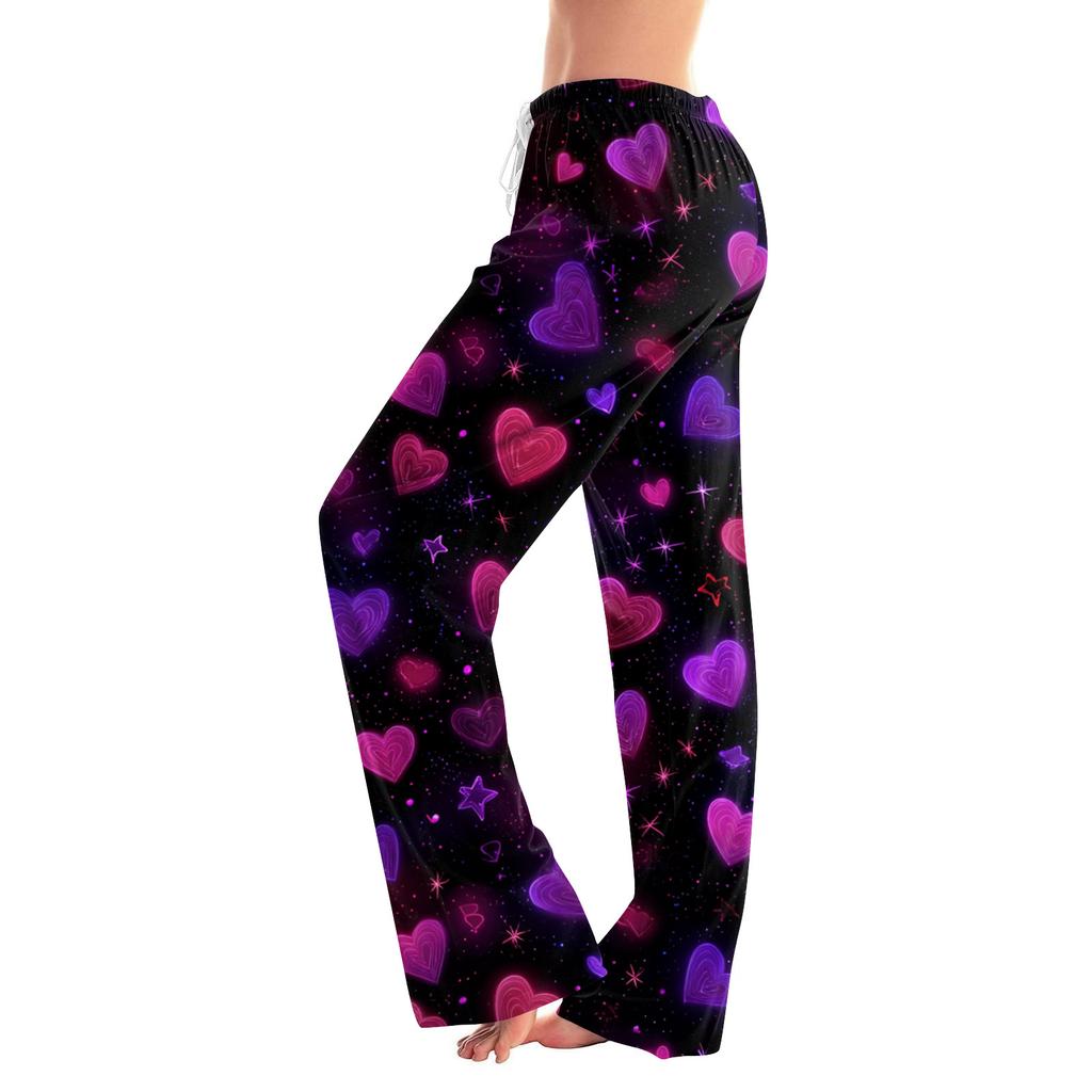 Women's Fashion Loose Casual Printed Casual Pants