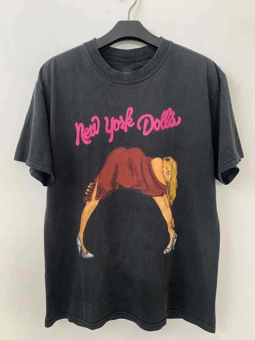 Новая винтажная футболка New York Dolls Rock Band Рождественский подарок Унисекс S-5XL OS42 M