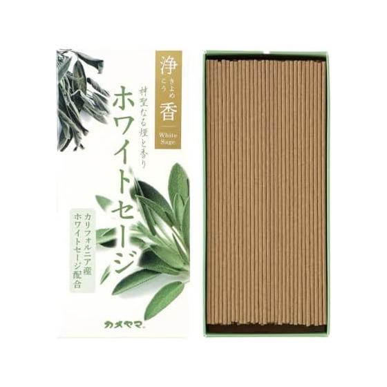 Kameyama Purifying Incense White Sage Approx. 70g Approx. 170 Incense Purifying Relaxing