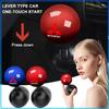 Car Logo Emblem Push Start Button Lever Creative Protective Cover For Mitsubishi Lancer Lancer ASX Outlander 2 3 Pajero Mirage exzos Pajero 4