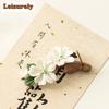 Apple Flower Fragrance Plug In Home Creative Ceramic Thread Sandalwood Incense Burner Living Room Tea Table Teahouse Ornament