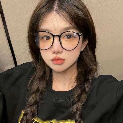 Anti-Blue Light Glasses High Quality Round Eyewear Women Men Exquisite Eyeglasses Blue Light Blocking Man Lady Computer Eyeglas
