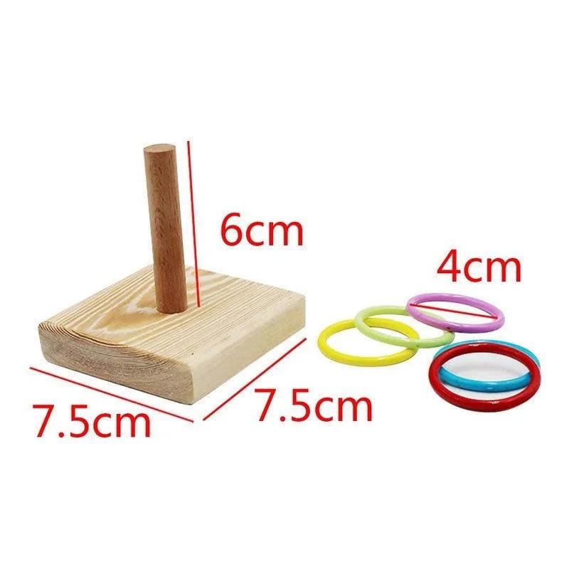 

Interactive Bird Training Ring Toy Educational Parrot Supplies Random Color Popgy Training Bird Toys for Pet Birds