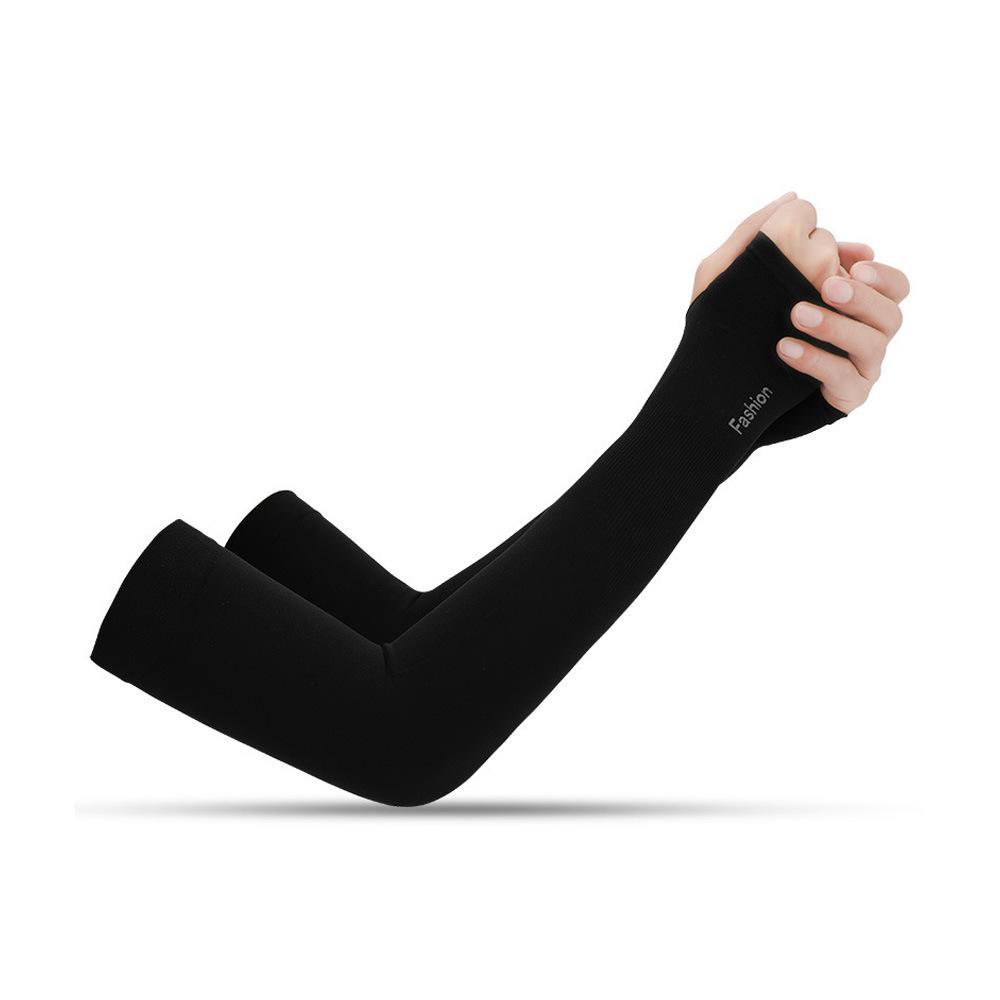 Unisex Ice Silk Sun Protection Sleeves for Summer Cycling, Breathable and Cool HB04