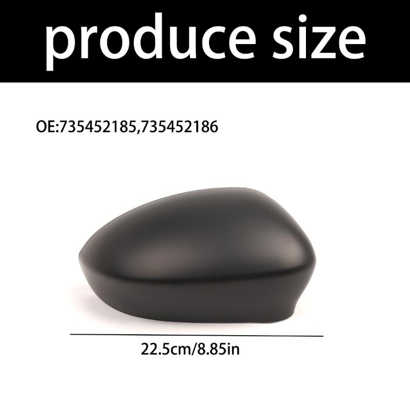 Replacement High Quality Plastic Construction Car Side Rearview Mirror Housing 735452185 735452186 Designed For 500/500C