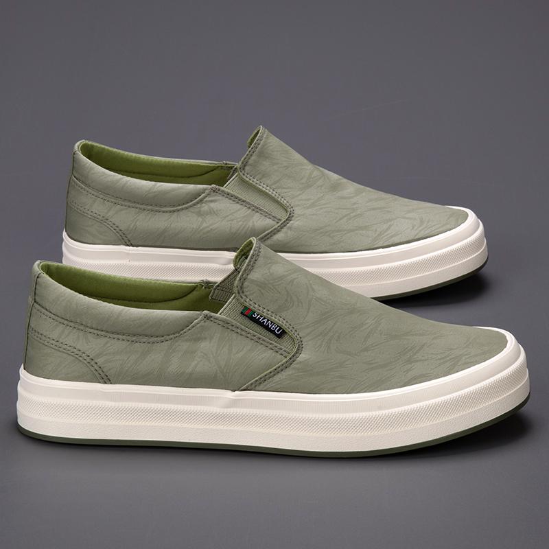Comfort Mens Walking Shoes New Arrival Casual Flats Hot Sale Handmade Loafers Driving Shoes Breathable Soft Male Canvas Footwear