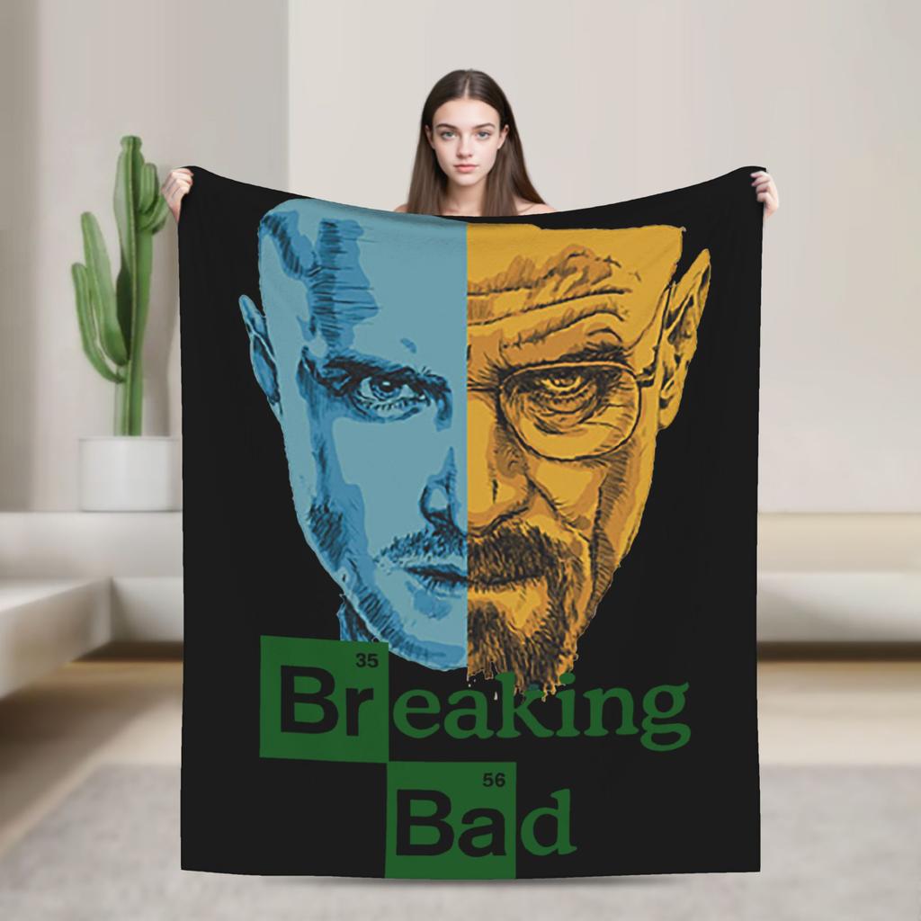 Breaking Bad Vintage Blankets Flannel Summer Air Conditioning Better Call Saul Portable Warm Throw Blanket for Home Couch Quilt