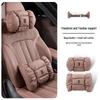 Besturn Little Horse Headrest & Lumbar Support Set - Purple Neck Protection Pillow & Lumbar Pad for 26 Models
